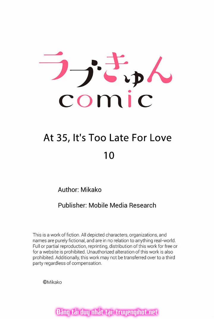 [18+] Đã Quá Trễ Để Yêu Ở Tuổi 35 10 trang 24