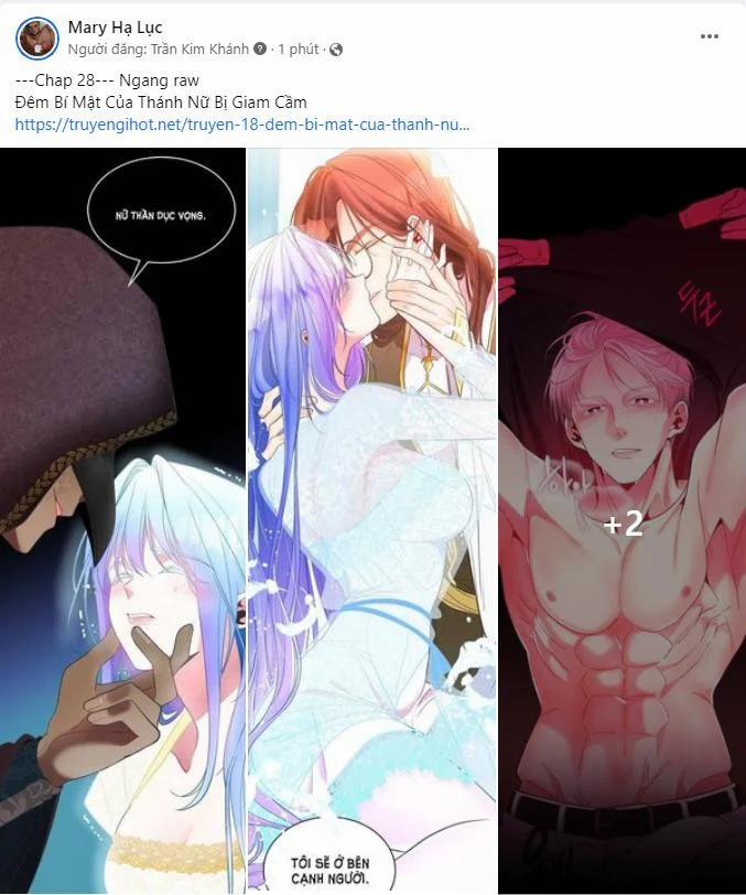 [18+] Đêm Bí Mật Của Thánh Nữ Bị Giam Cầm 28.2 trang 14