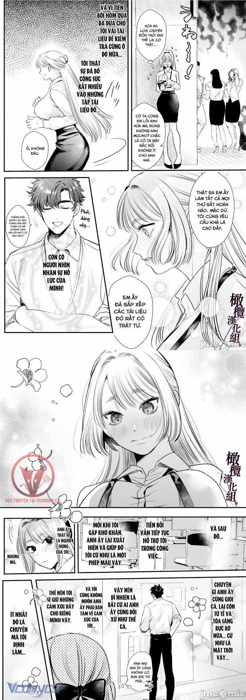 [18+] Một Mình Với Tiền Bối Trong Đêm Bão~ 1 trang 4