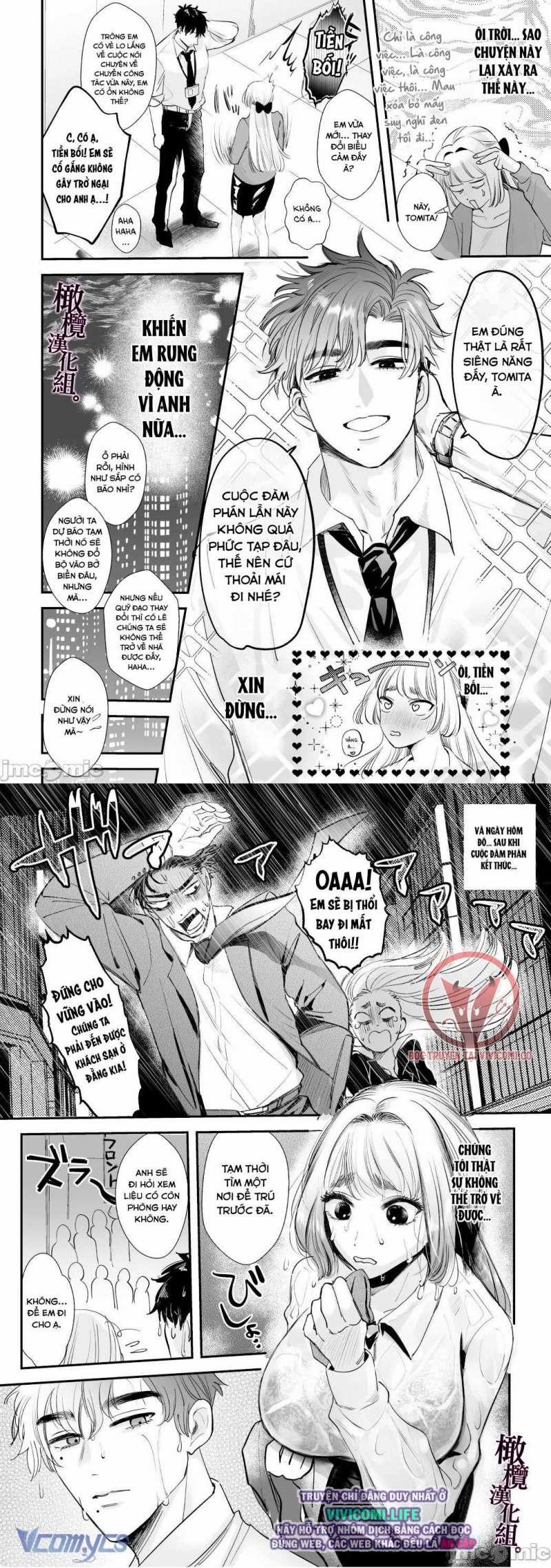 [18+] Một Mình Với Tiền Bối Trong Đêm Bão~ 1 trang 6