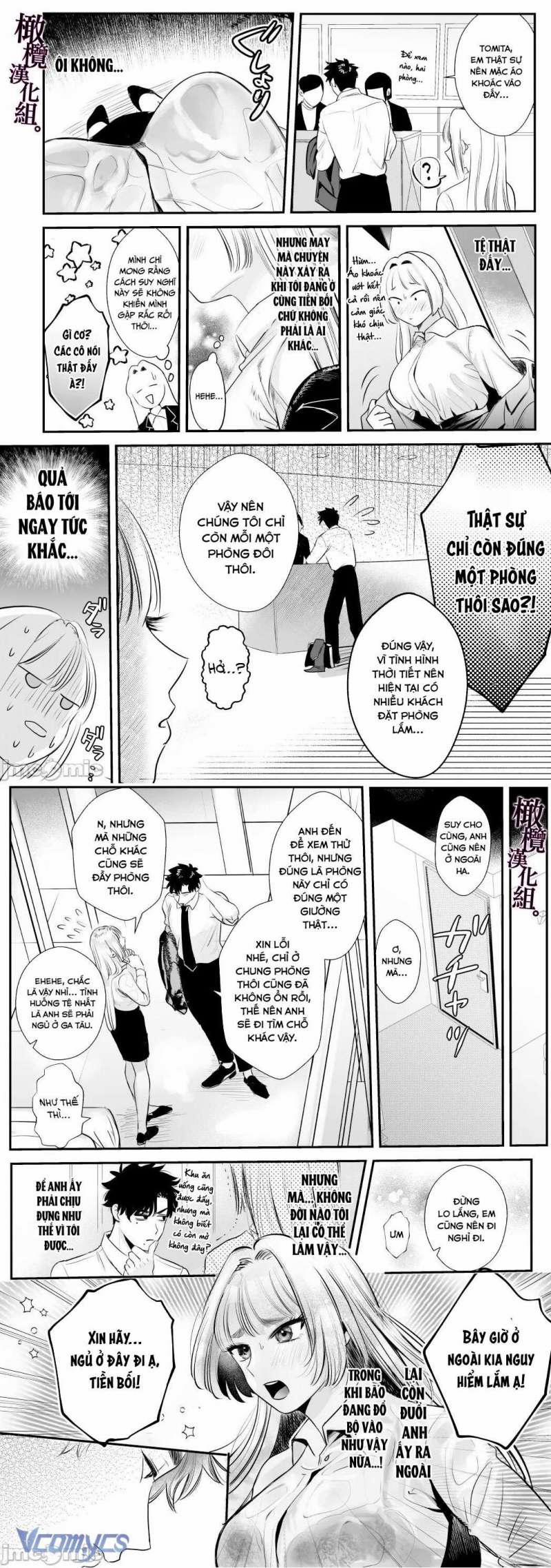 [18+] Một Mình Với Tiền Bối Trong Đêm Bão~ 1 trang 7