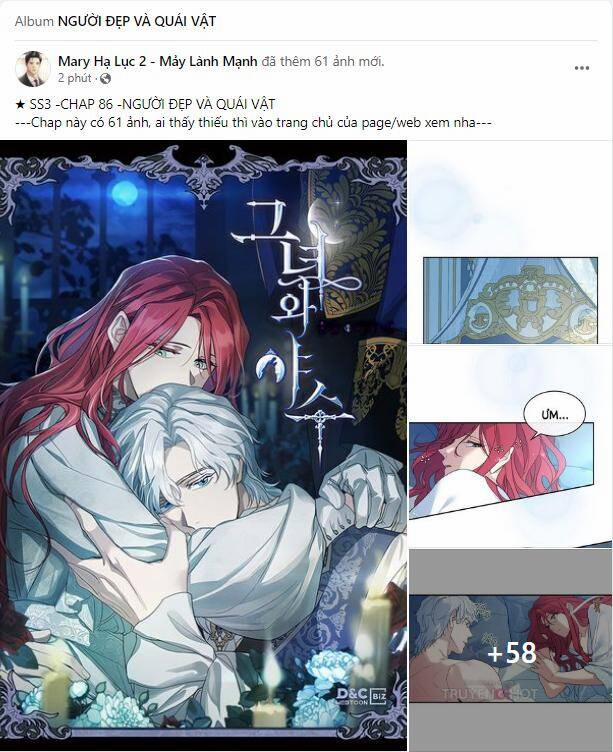 [18+] Người Đẹp Và Quái Vật 86.1 trang 0