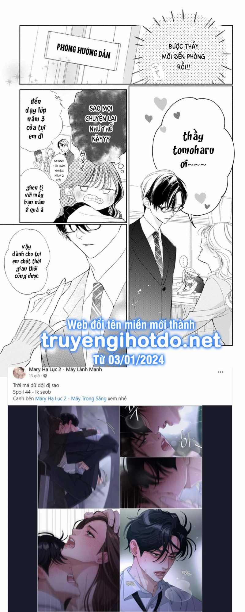 [18+] Thầy Ơi Hãy Ngã Vào Lòng Em Đi! 1.1 trang 12