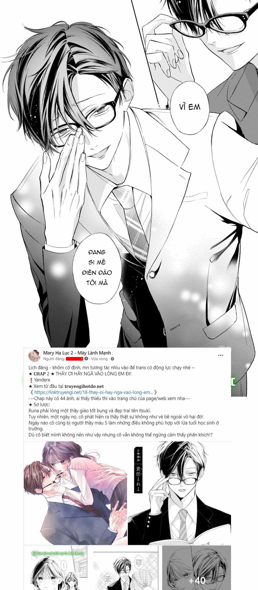 [18+] Thầy Ơi Hãy Ngã Vào Lòng Em Đi! 1.2 trang 21