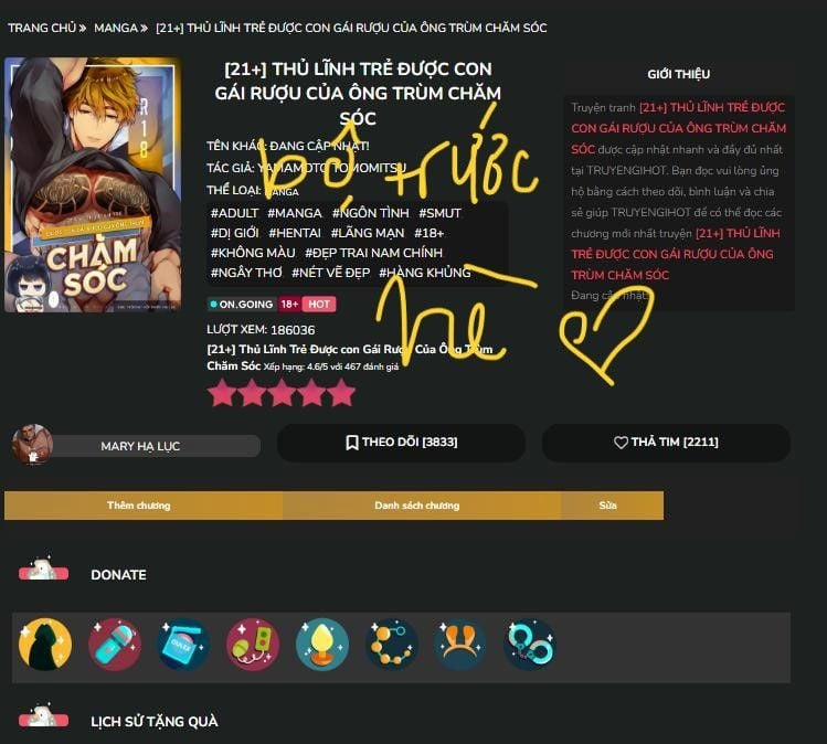 [21+] Con Gái Rượu Của Ông Trùm 5.2 trang 0