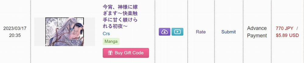 [21+] Đêm Nay Tôi Kết Hôn Với Một Vị Thần 4.1 trang 0