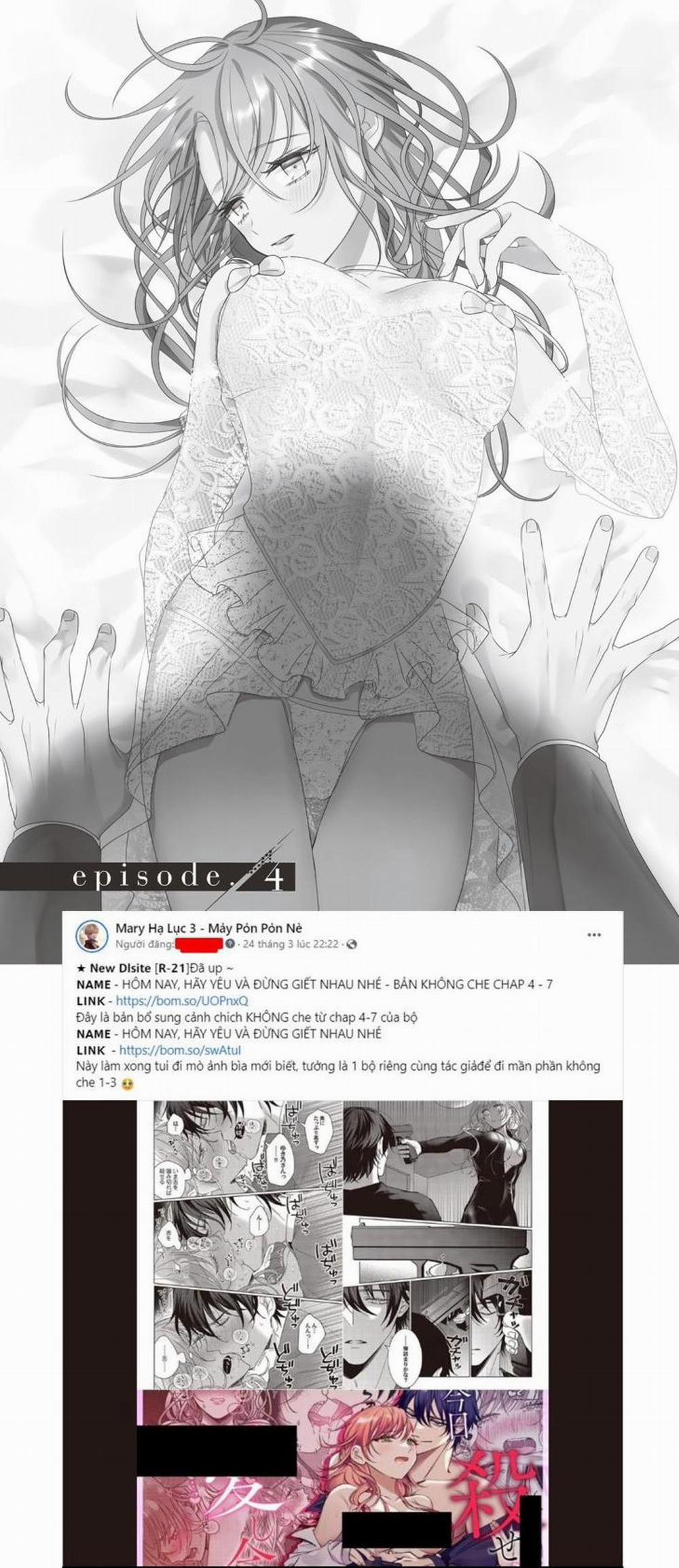 [21+] Hôm Nay, Hãy Yêu Và Đừng Giết Nhau Nhé - Bản Không Che Chap 4 - 7 1.1 trang 0