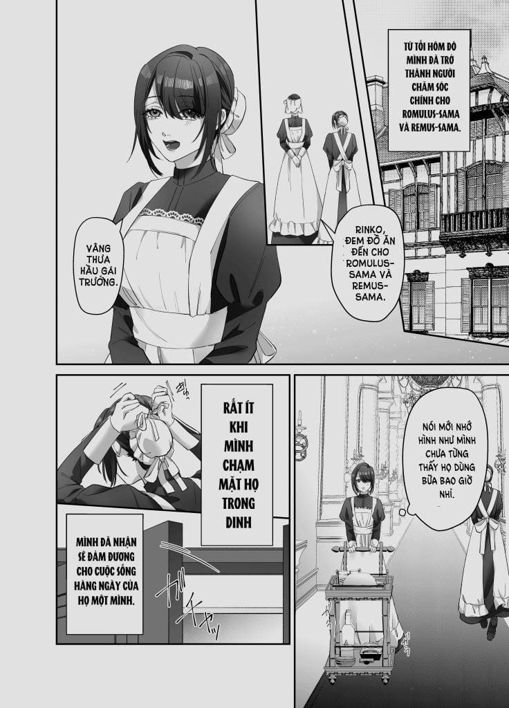 [21+] Phục Vụ Quên Mình Cho Cặp Song Sinh Ma Cà Rồng 1.2 trang 7