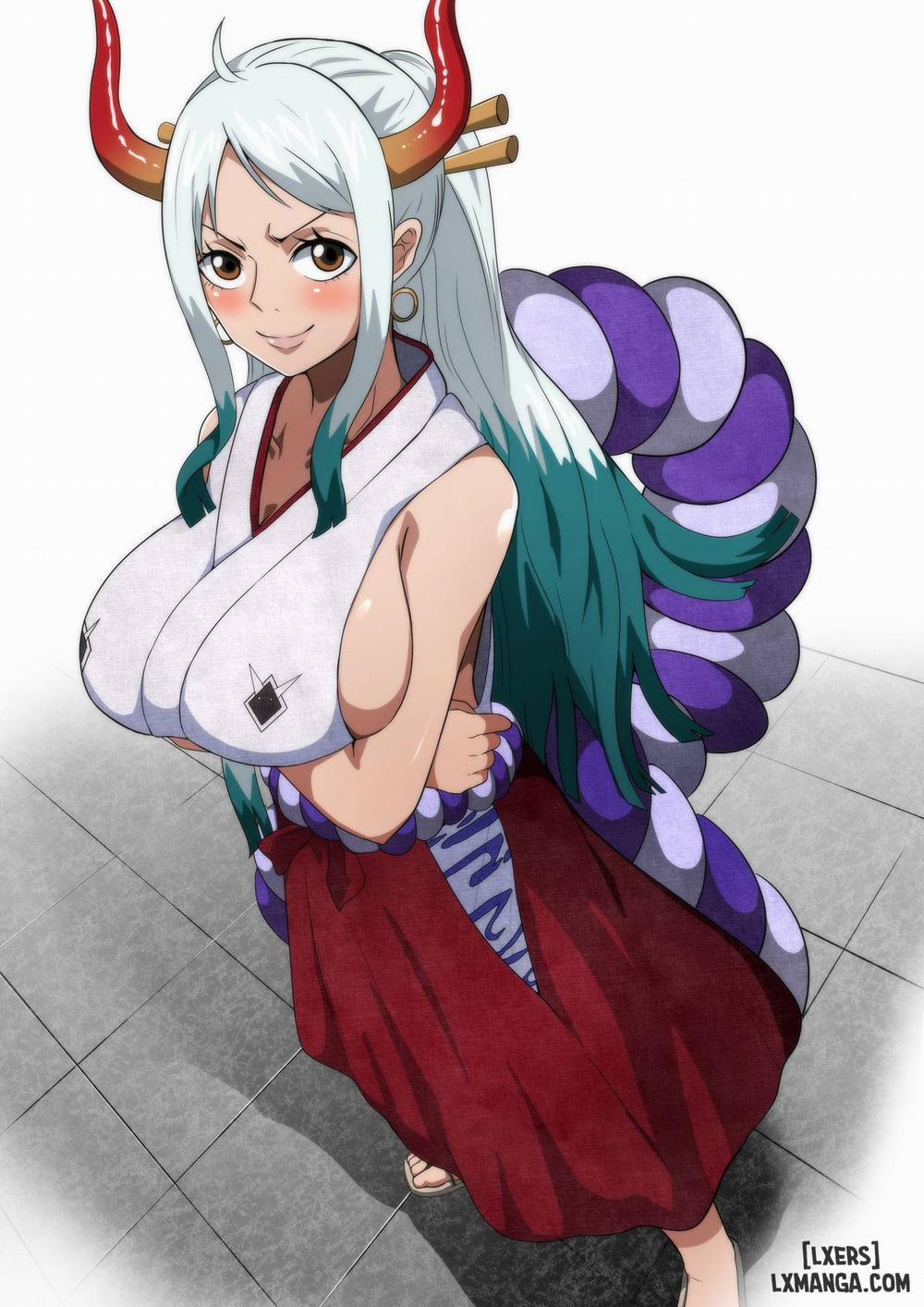 A Big Breasted Oni Girl's First Time Having Sex Oneshot trang 23