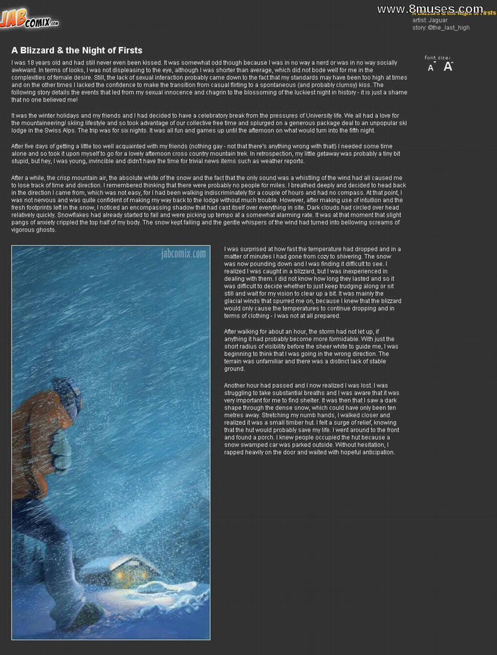 A BLIZZARD NIGHT OF FIRSTS Oneshot trang 1