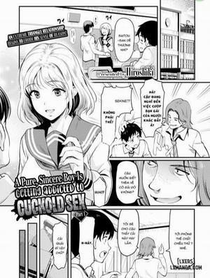 Đọc truyện tranh A Pure, Sincere Boy is Getting Addicted to Cuckold Sex