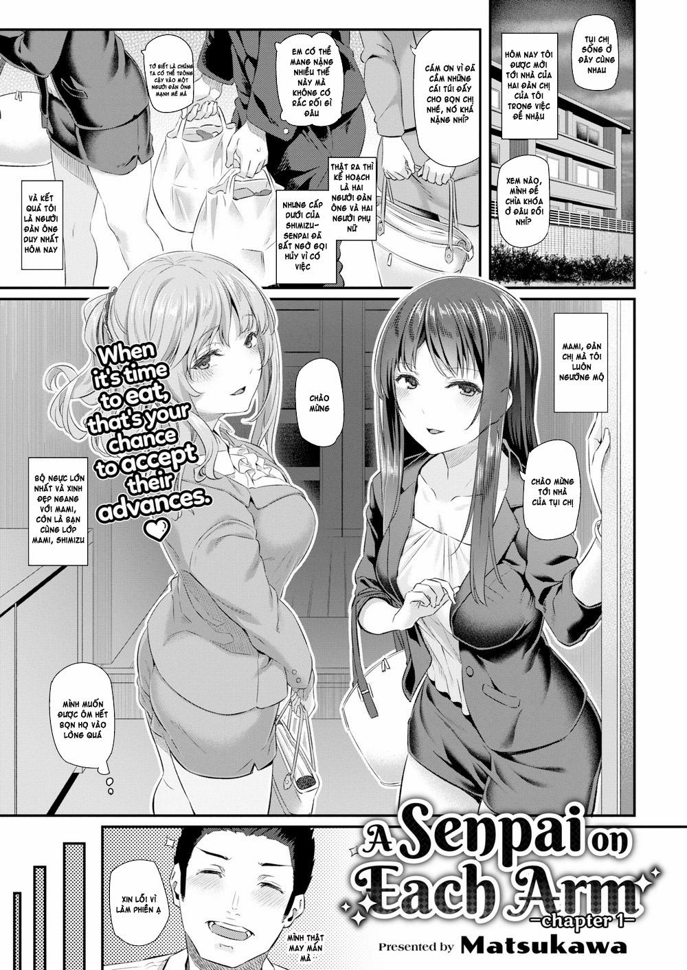 A Senpai on Each Arm (Chap 1) 1 trang 1