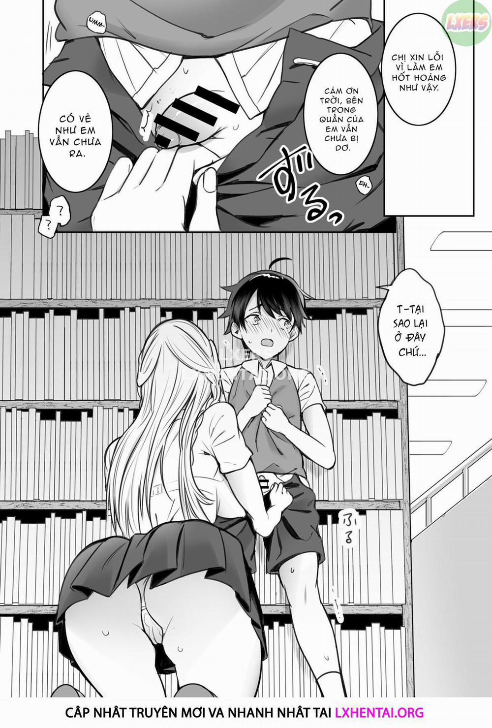 A Story About the Lewd Things the Onee-San I Met at the Library Does to Me Oneshot trang 7