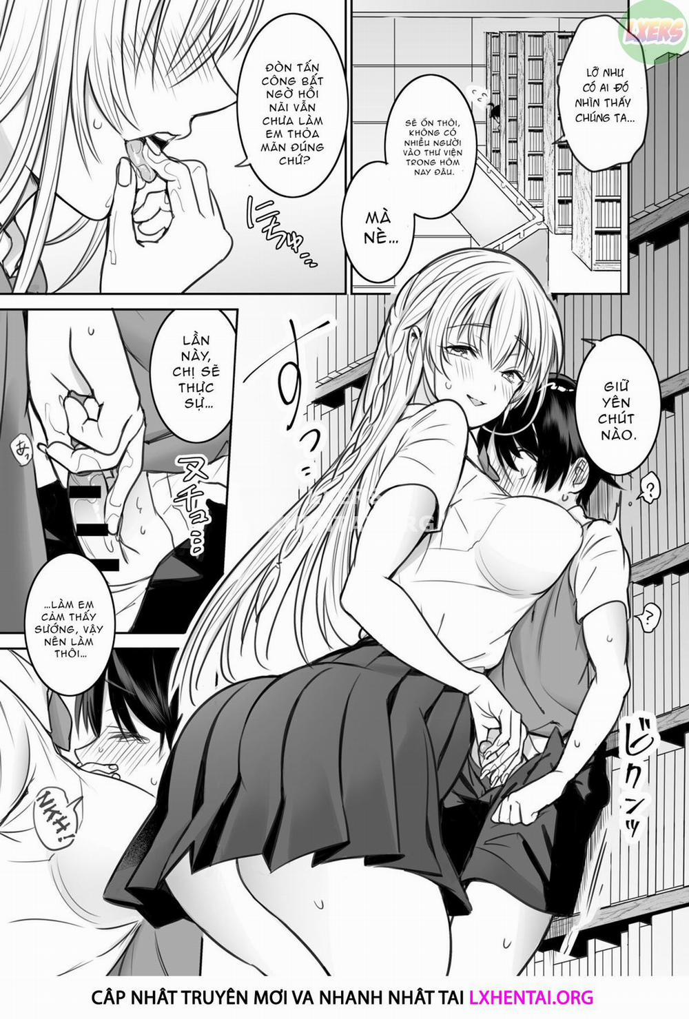 A Story About the Lewd Things the Onee-San I Met at the Library Does to Me Oneshot trang 8