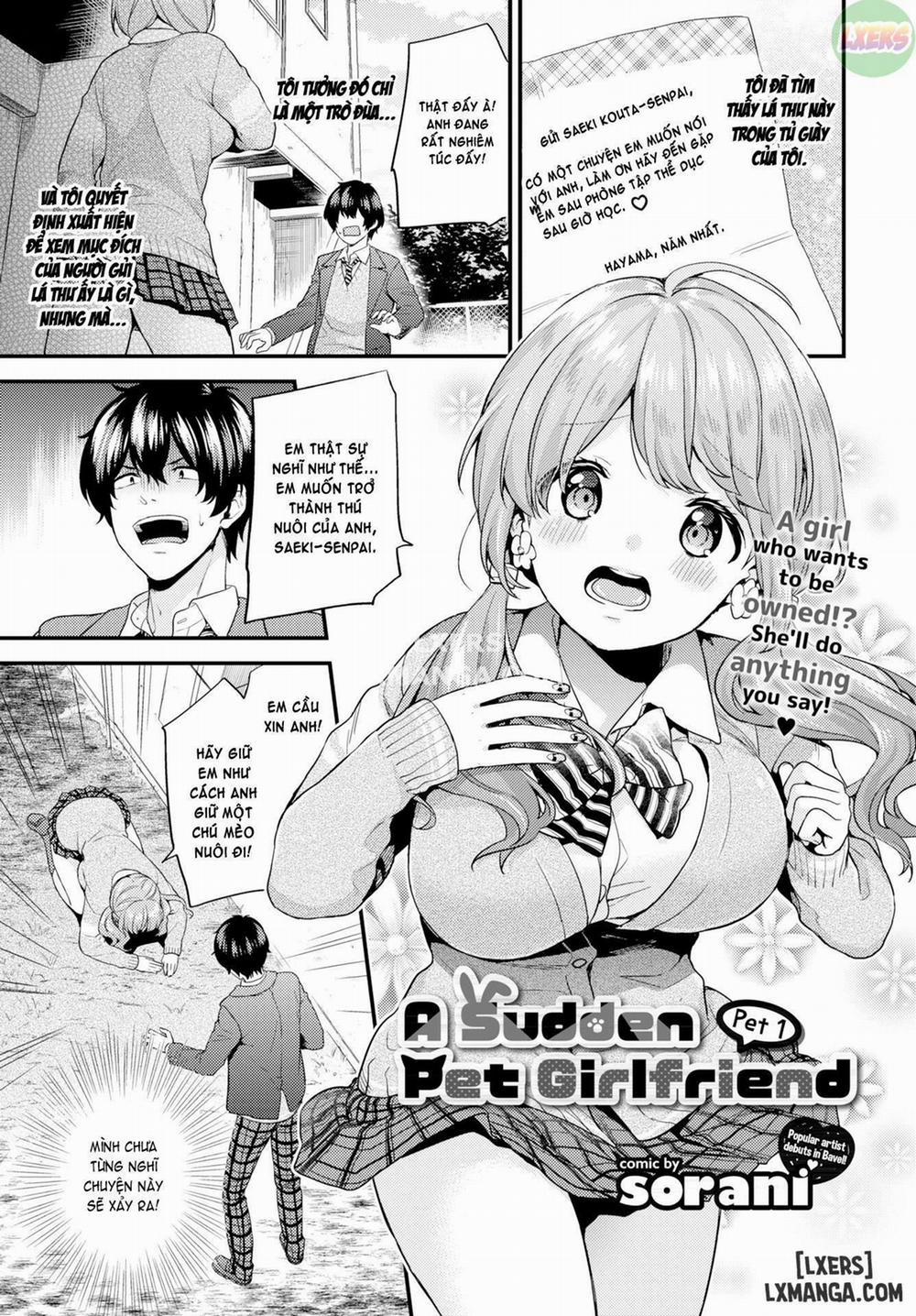 A Sudden Pet Girlfriend 1 trang 0