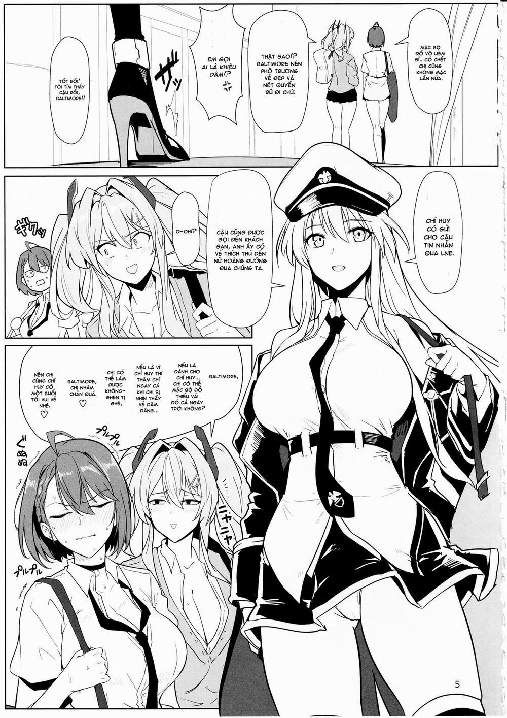 ace Queen na Enterprise to Baltimore to Sukebe suru Hon (Azur Lane) Oneshot trang 5