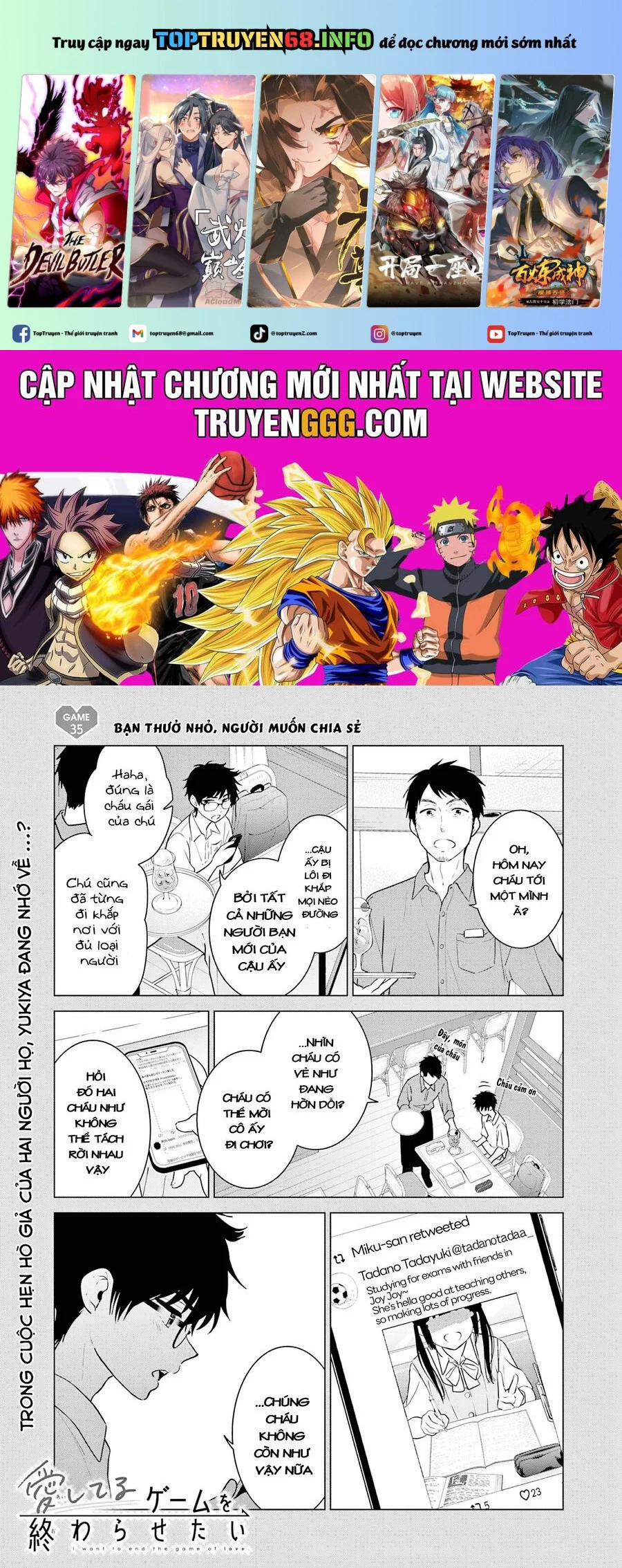 Aishiteru Game Wo Owarasetai 35 trang 0