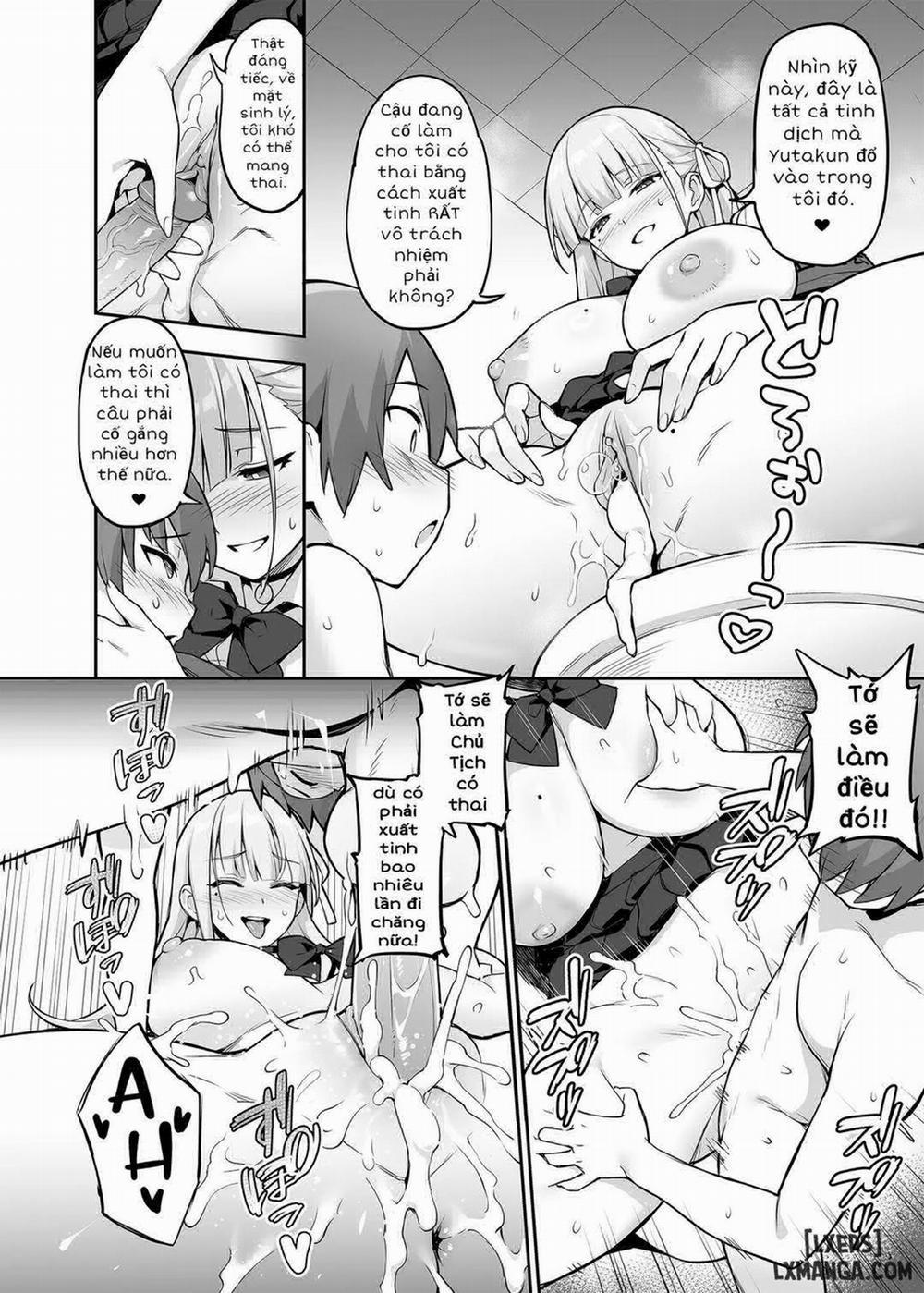 Akogare no Seitokaichou ga Kyonyuu Sugiru Ken Oneshot trang 13