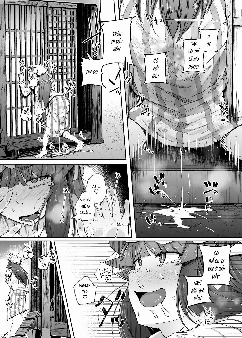 Ana to Muttsuri Dosukebe Daitoshokan 4 Oneshot trang 52