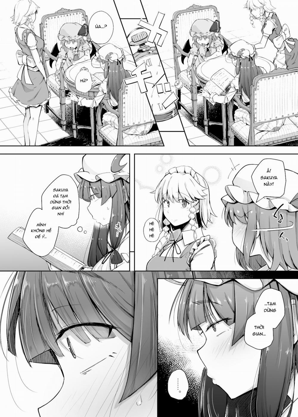 Ana to Muttsuri Dosukebe Daitoshokan 4 Oneshot trang 7