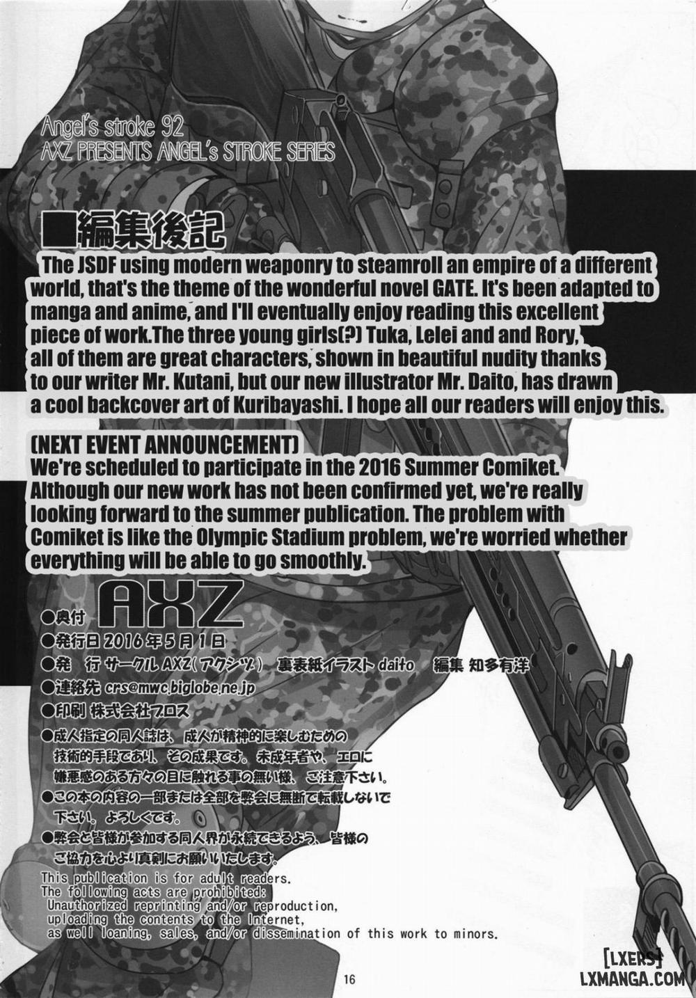 Angel's stroke 92 G2 Oneshot trang 16