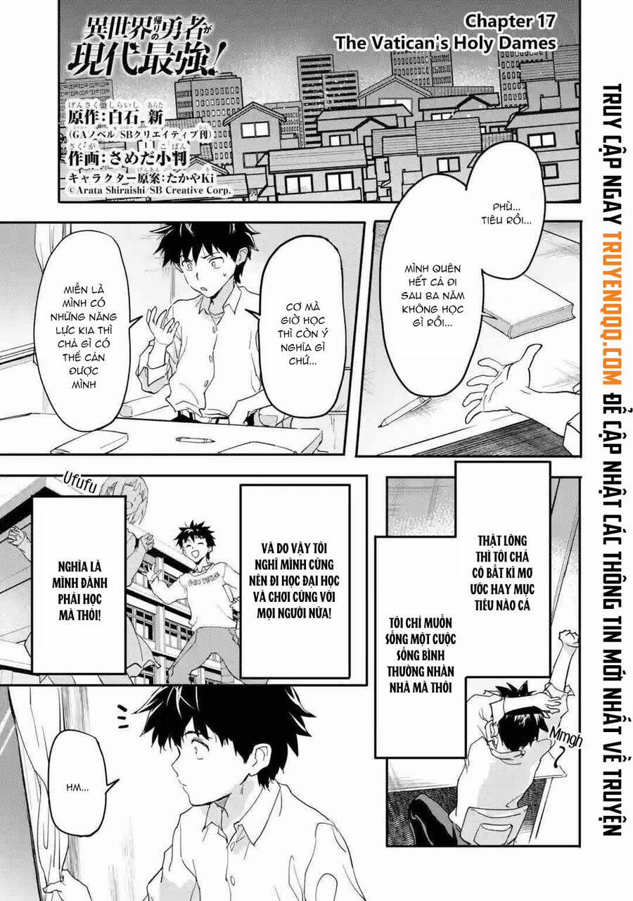 Anh Hùng Mạnh Nhất Trở Về Thế Giới Hiện Đại 17 trang 1