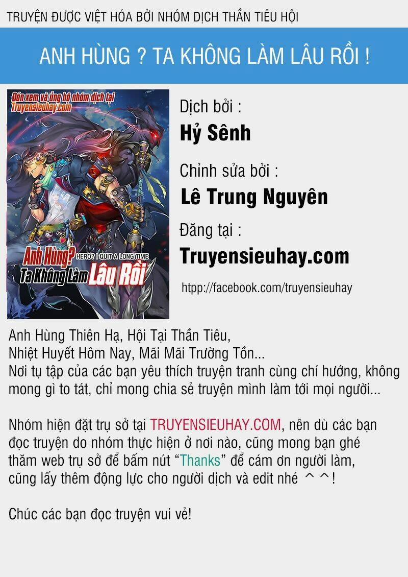 Anh Hùng ? Ta Không Làm Lâu Rồi 1 trang 0