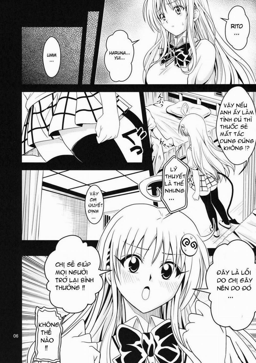 Anoko-tachi ga Taihen na Koto ni Nattemasu 2 (To Love-Ru) Oneshot trang 4