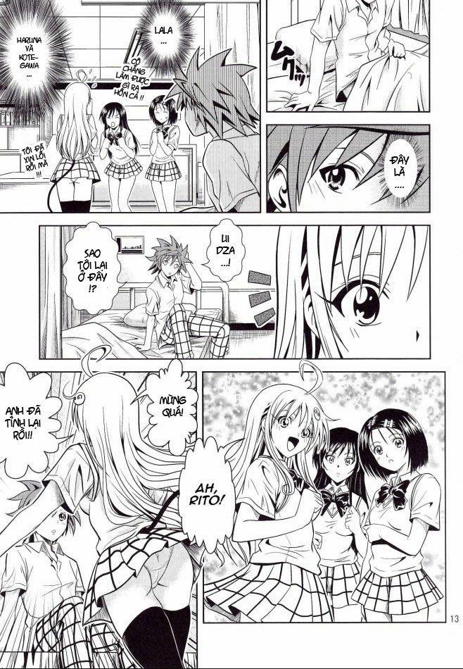 Anoko-tachi ga Taihen na Koto ni Nattemasu (To Love-Ru) Oneshot trang 12