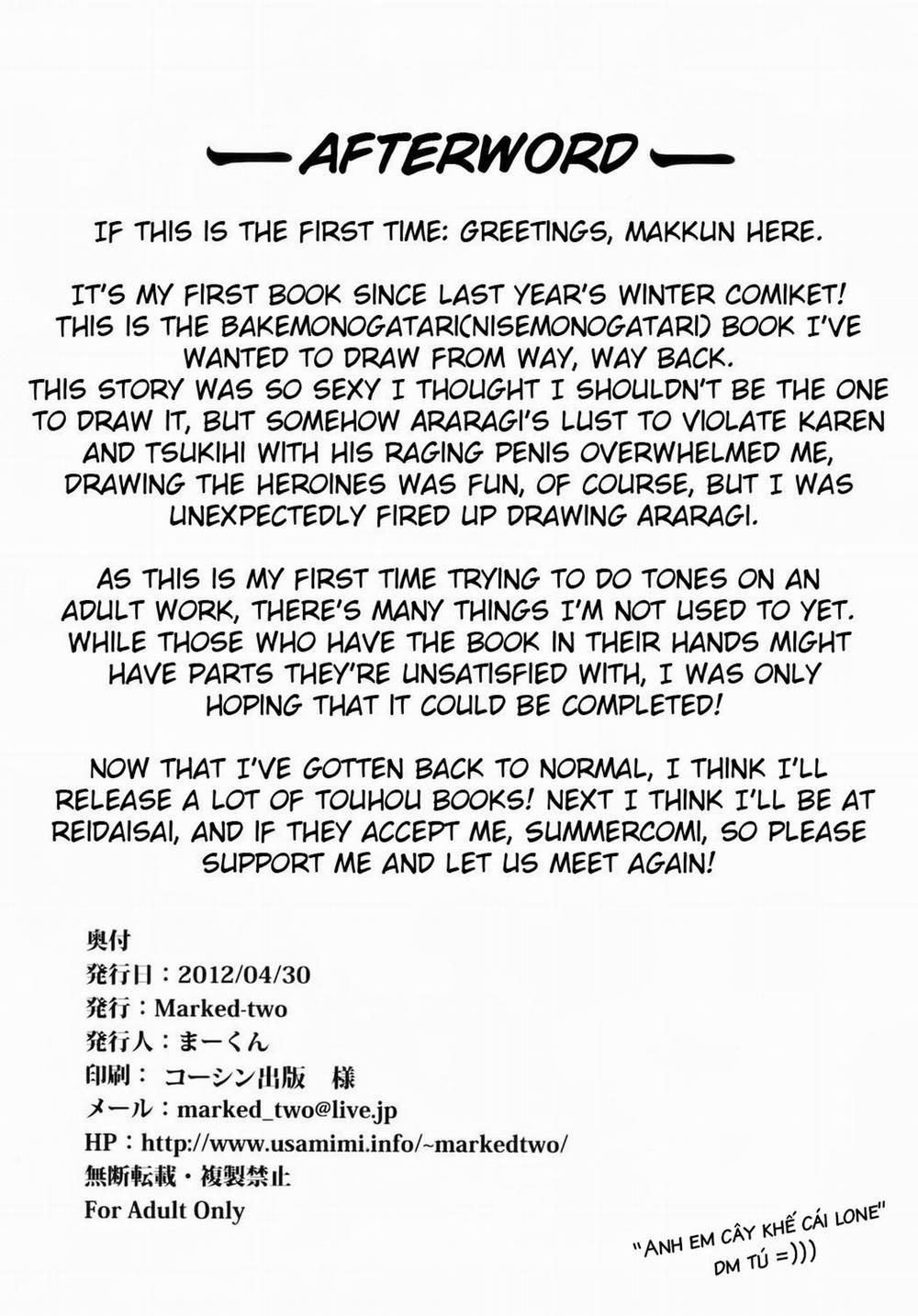 Araragi Darkness (Nisemonogatari) Oneshot trang 25