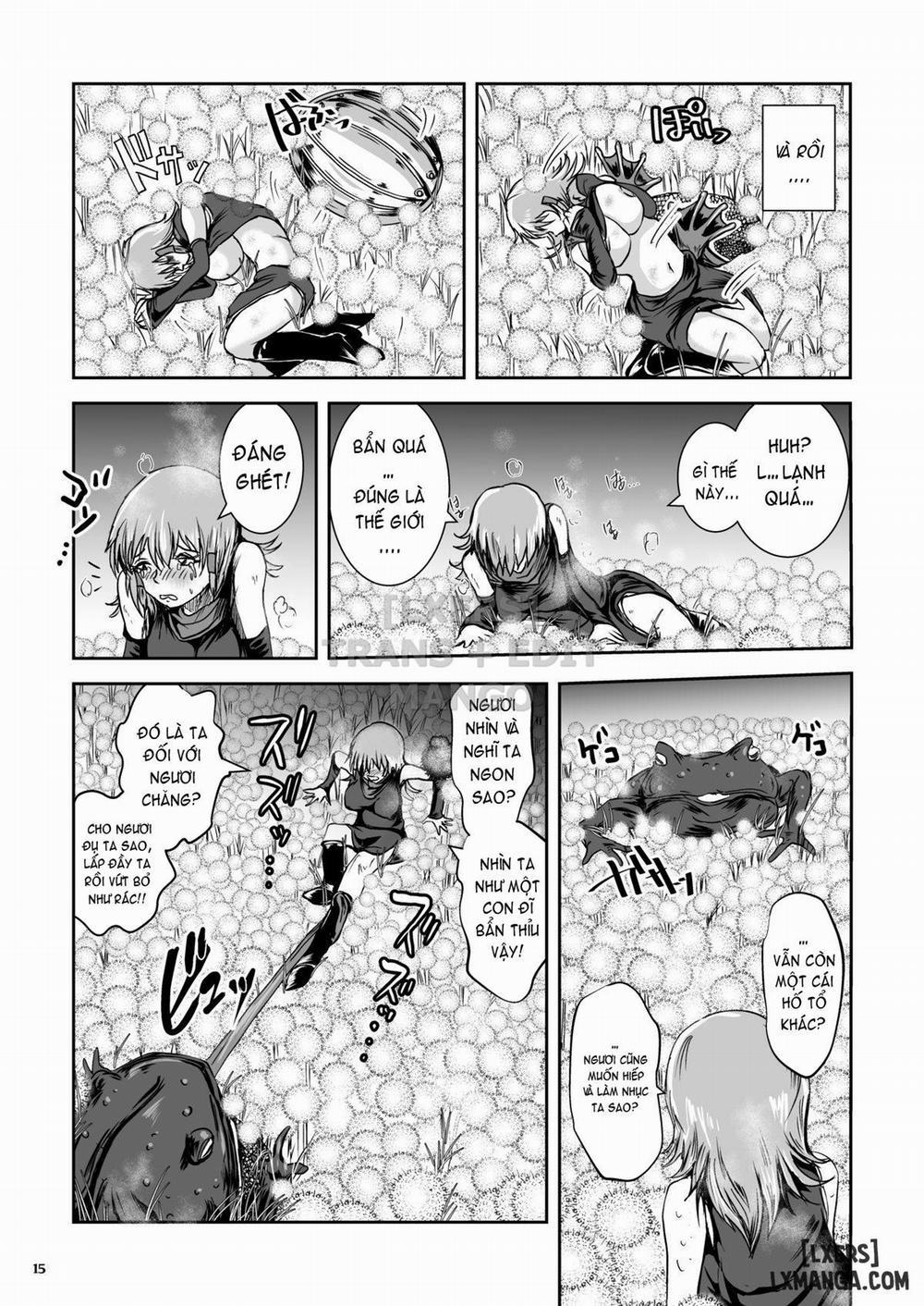 Atsui Suana de Ase-Ippai no Kaeru Kan Oneshot trang 14