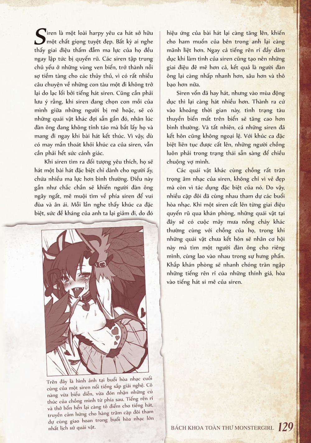 Bách khoa toàn thư Monster Girl 056: Siren trang 1