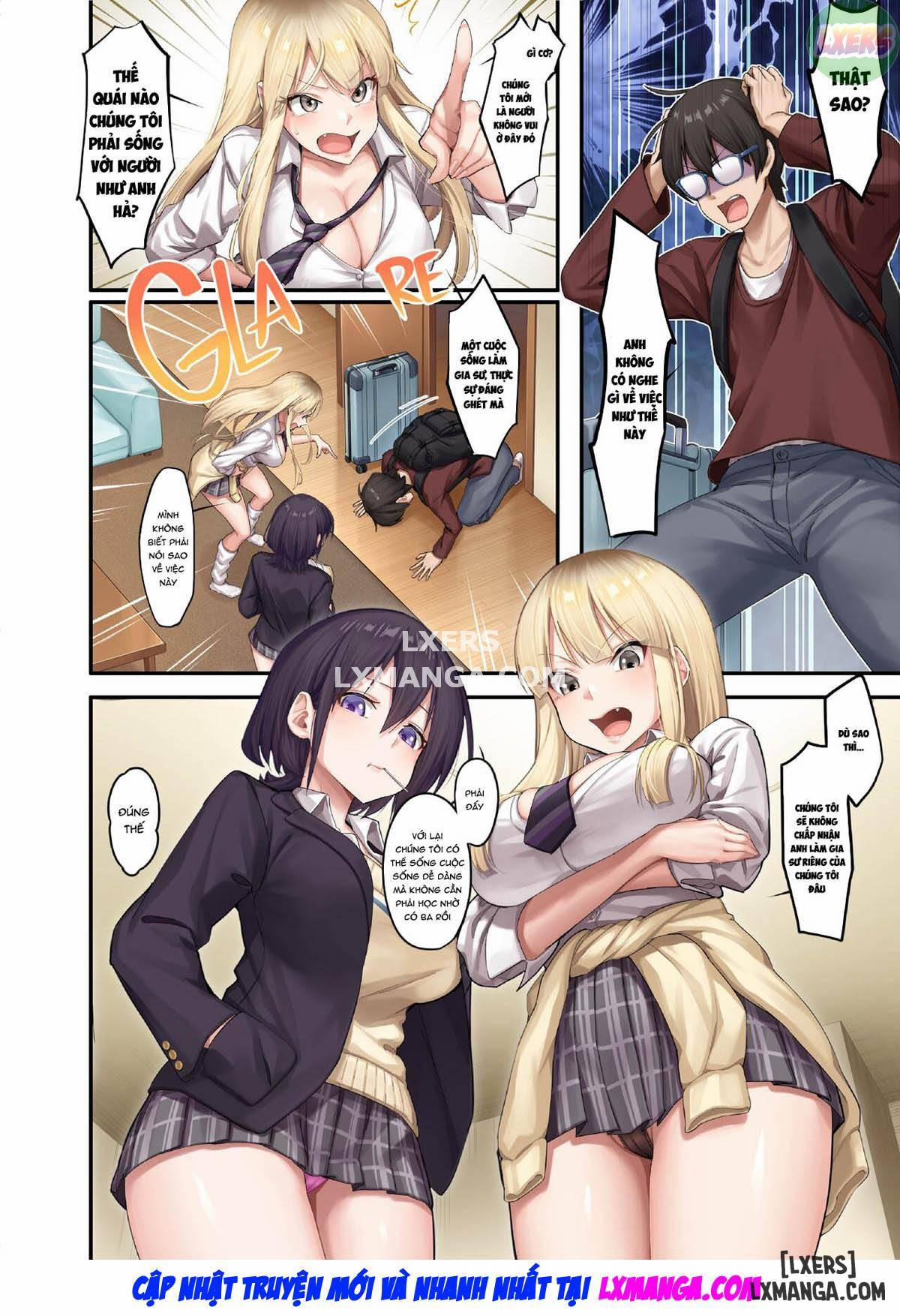 Bài Học Tại Nhà Với Những Gyaru Khiêu Gợi 1 1 trang 4