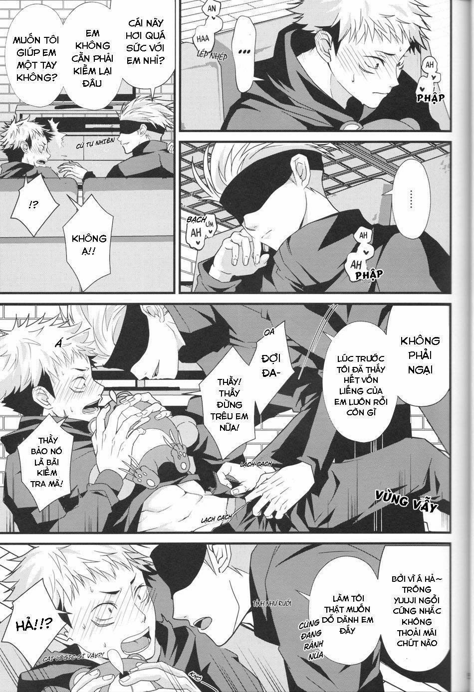 Bài Kiểm Tra Cuối Kỳ Của Thầy Gojo 0 Oneshot trang 5