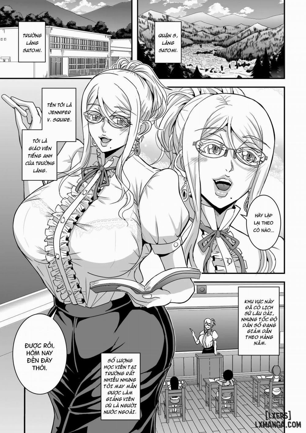 Bakunyuu Hitozuma Kinpatsu Gaikokujin Oneshot trang 1