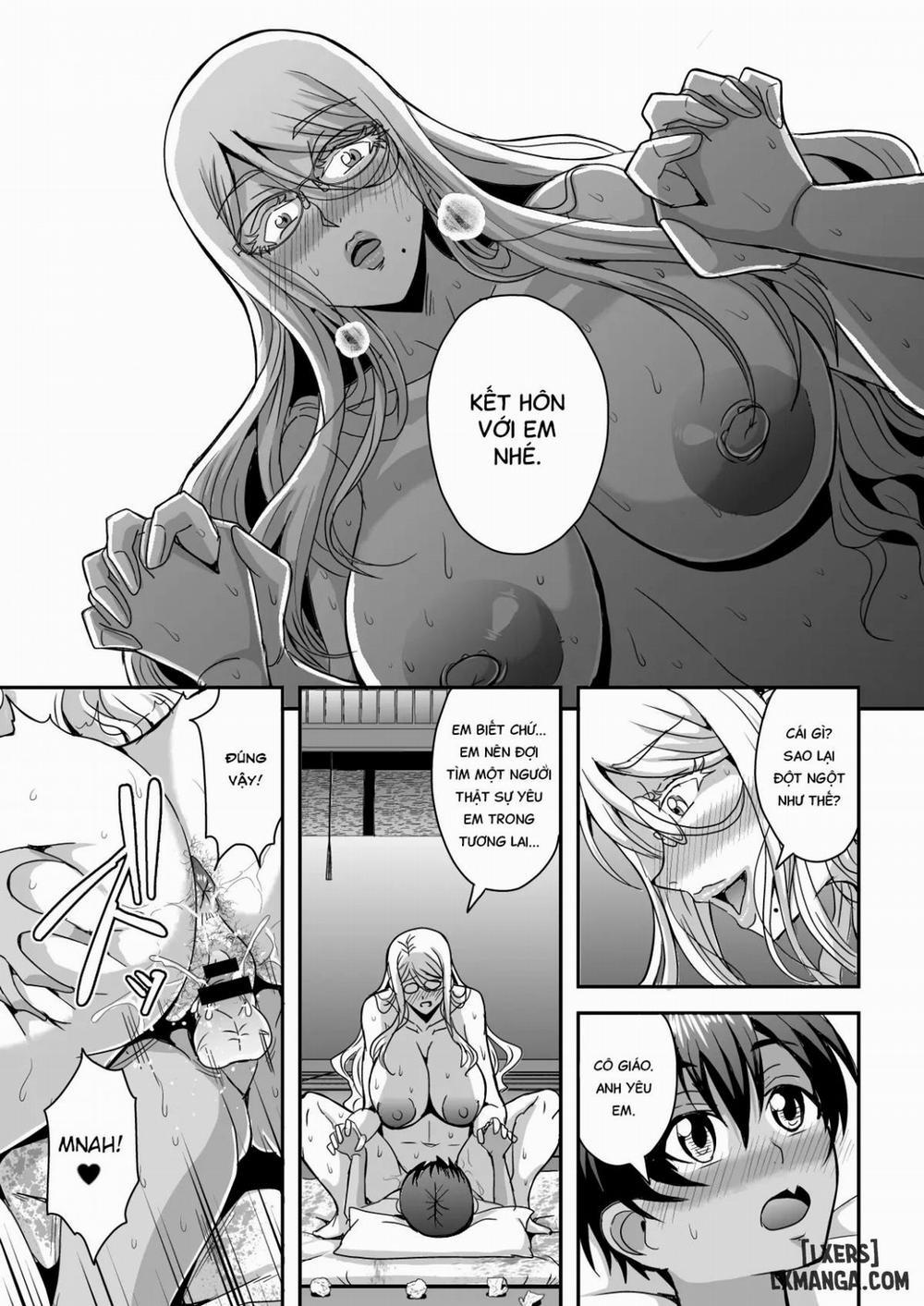 Bakunyuu Hitozuma Kinpatsu Gaikokujin Oneshot trang 37