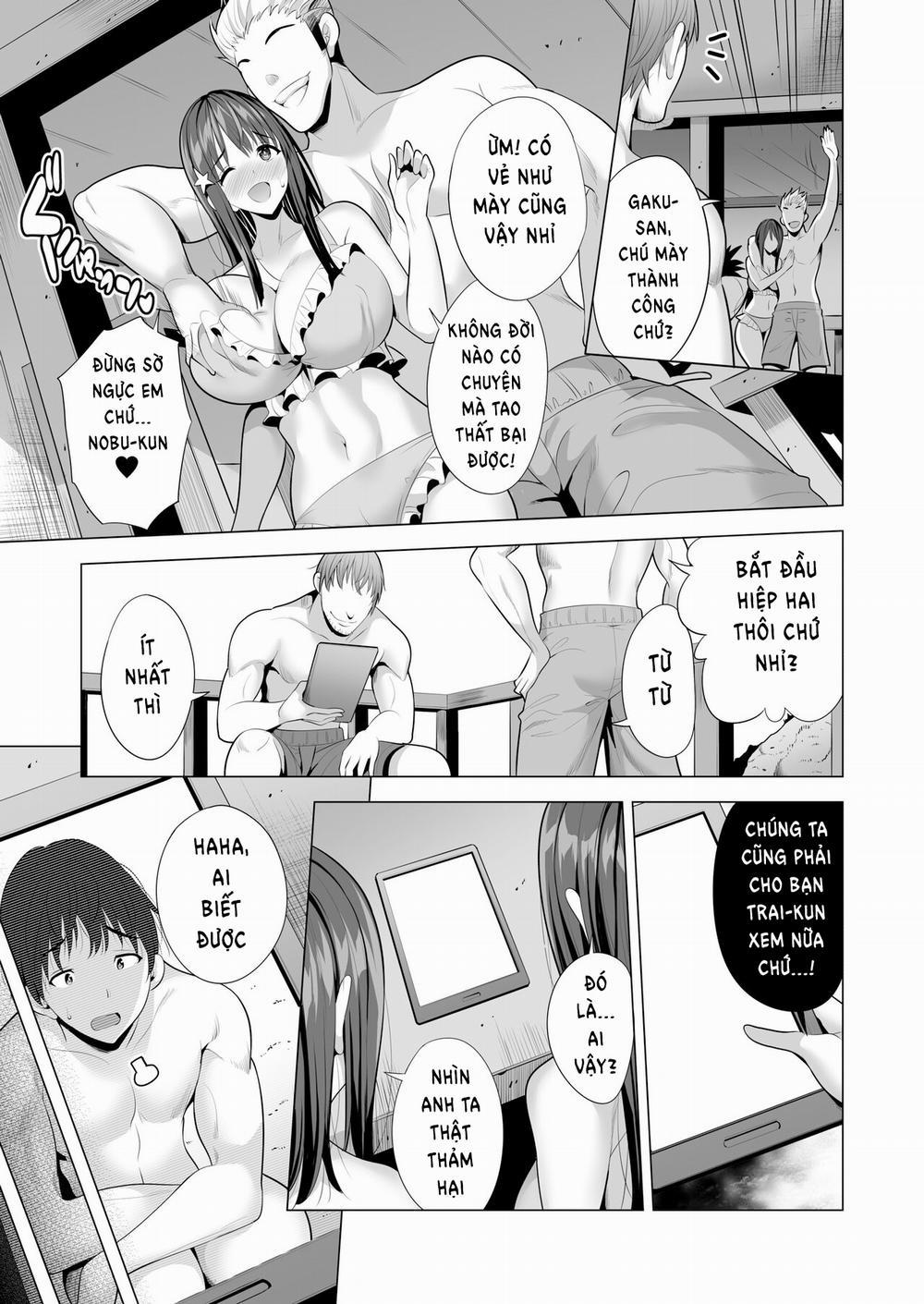 Bạn gái tôi bị mắc kệt trong động bàn tơ Oneshot trang 48
