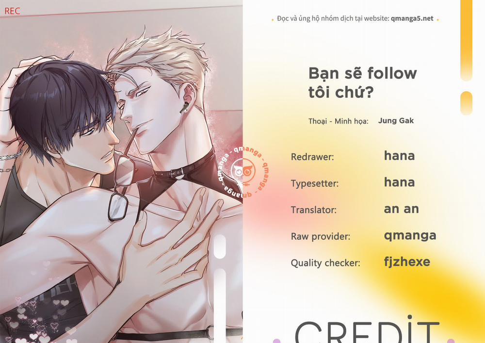 Bạn Sẽ Follow Tôi Chứ? Hậu kỳ trang 1