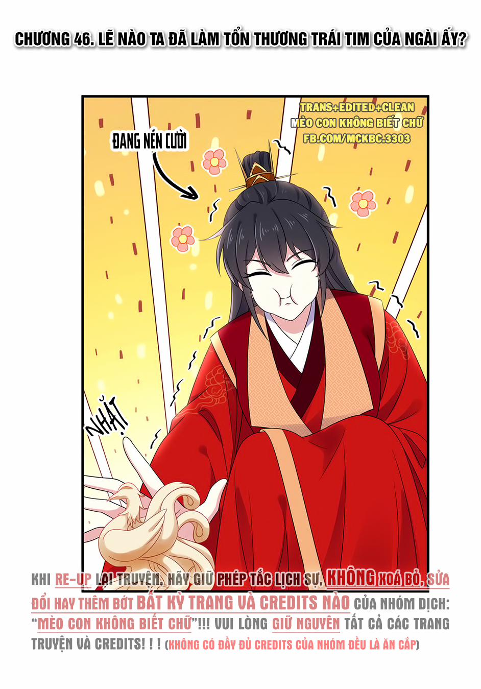 Báo Cáo! Đế Quân Ngài Có Độc! 46 0 Lẽ Nào Ta Đã Làm Tổn Thương Trái Tim Của Ngài ấy？ trang 3