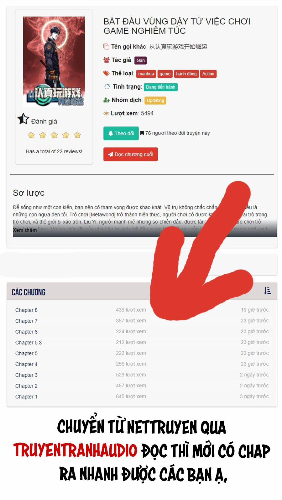 Bắt Đầu Vùng Dậy Từ Việc Chơi Game Nghiêm Túc 9 trang 64