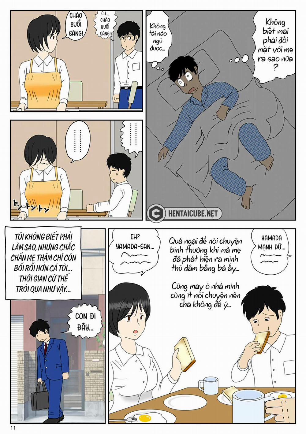 Bị mẹ phát hiện đang rình trộm thủ dâm 1 trang 10