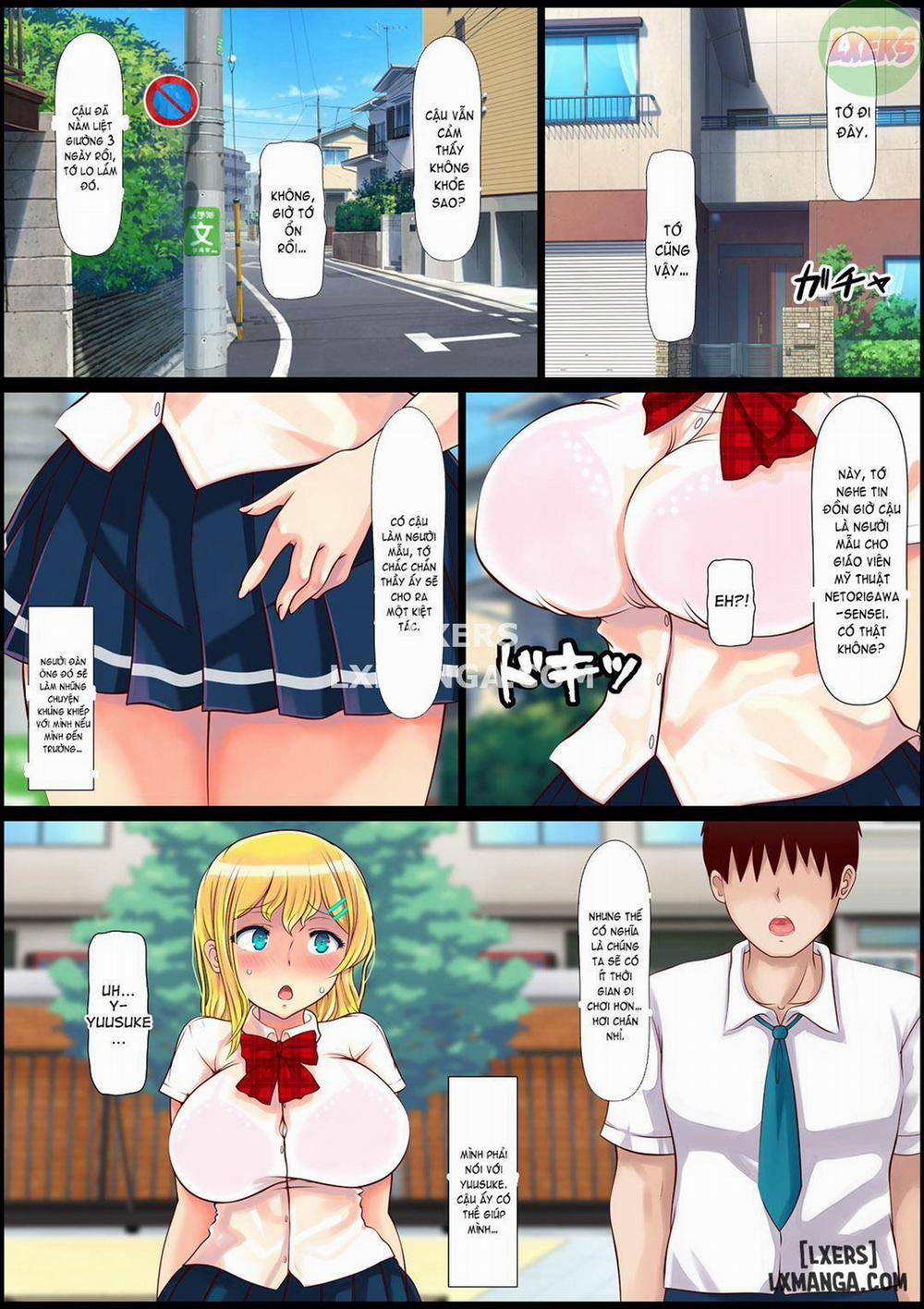 Blond Joshi Ryuugakusei Tanetsuke Press Namahame Taiken Oneshot trang 14