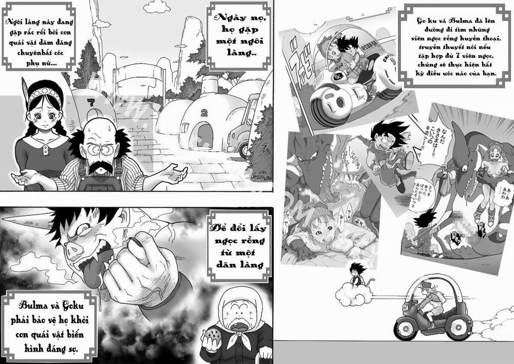 Bluma đi tìm ngọc rồng (Danganball Kanzen Mousou Han 02) Oneshot trang 2