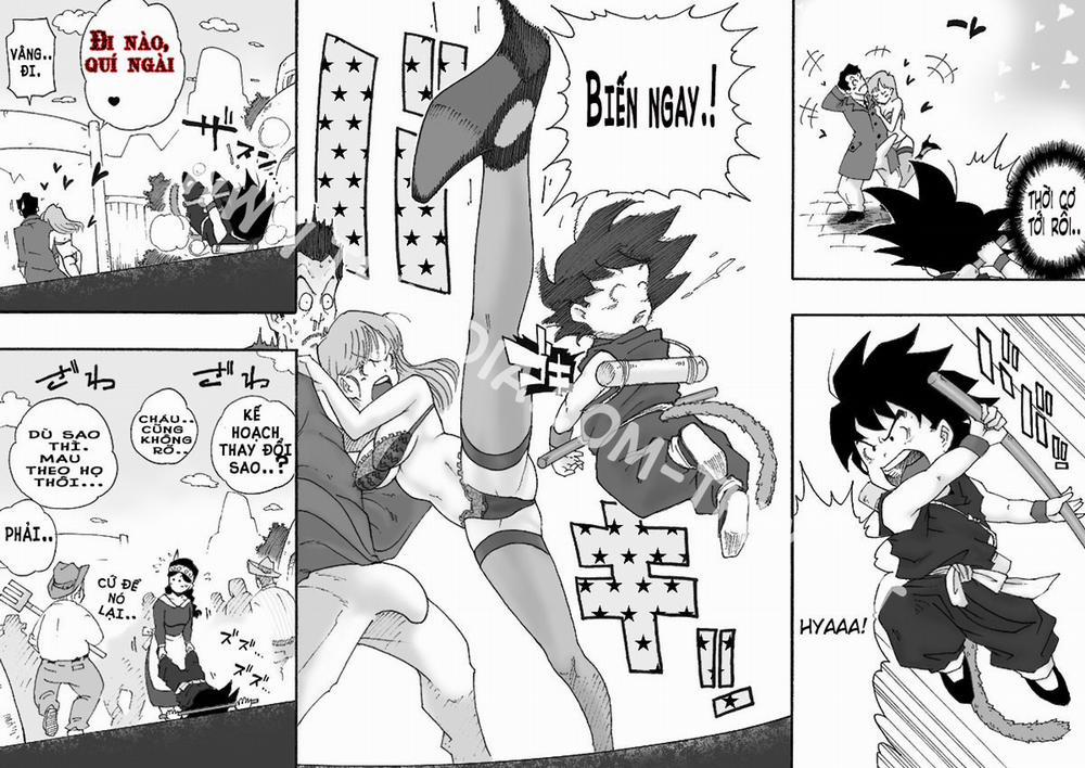 Bluma đi tìm ngọc rồng (Danganball Kanzen Mousou Han 02) Oneshot trang 5