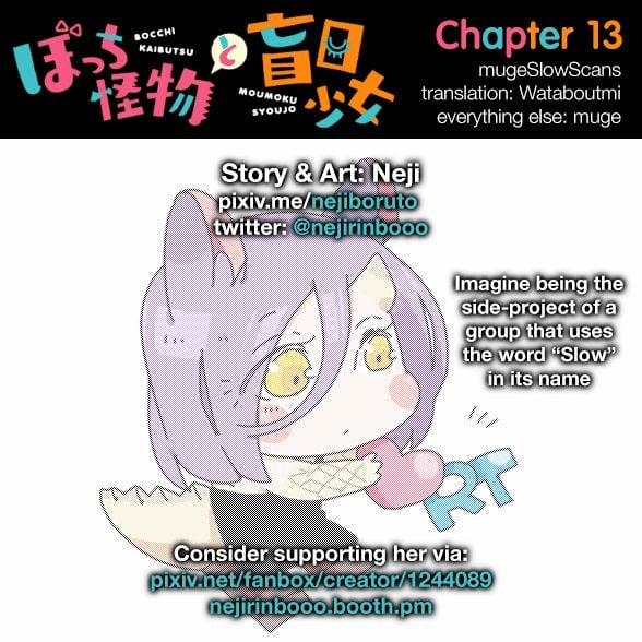 Bocchi Kaibutsu To Moumoku Shoujo 13 trang 14