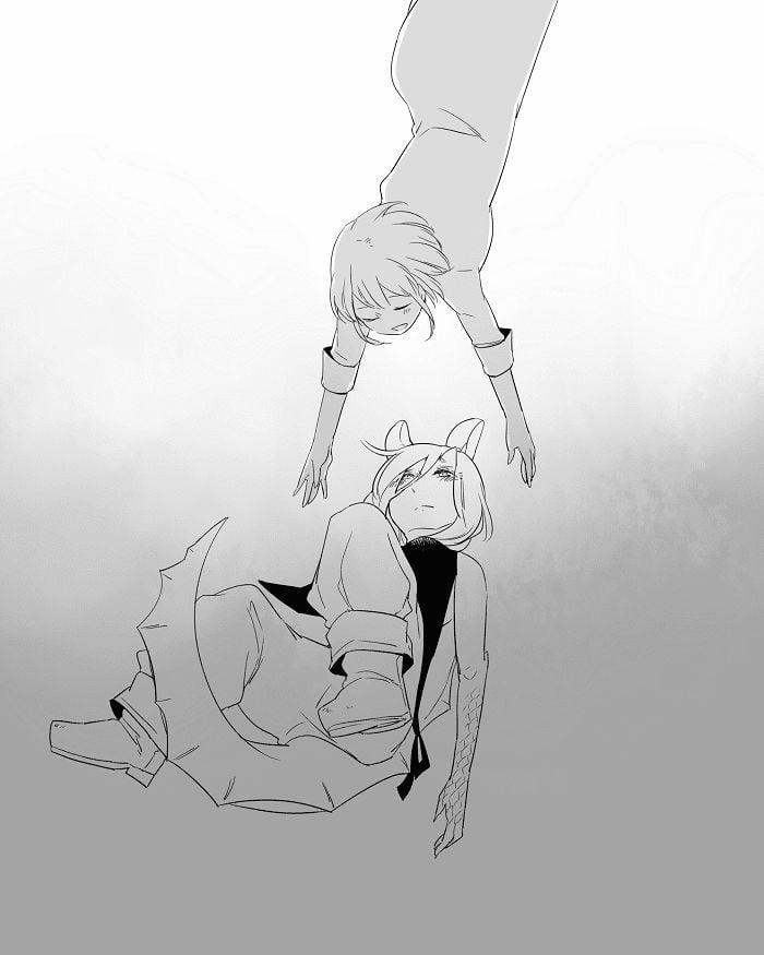 Bocchi Kaibutsu To Moumoku Shoujo 13 trang 9