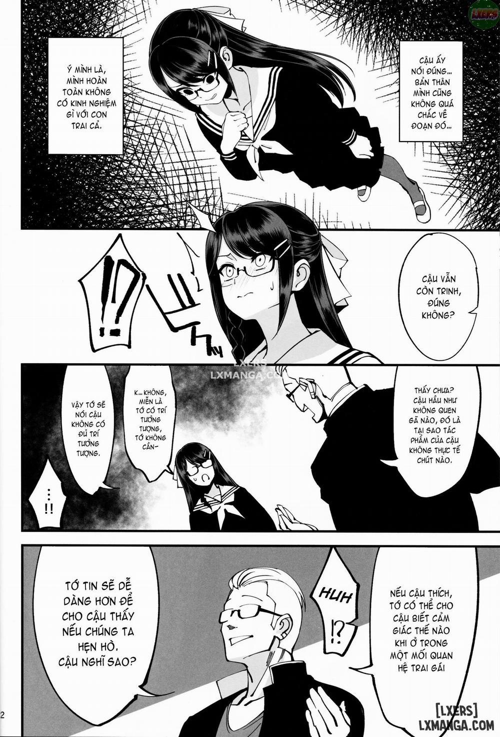 Boku ga Kataomoi Shiteita Bungaku Shoujo ga Keihaku na Oneshot trang 12