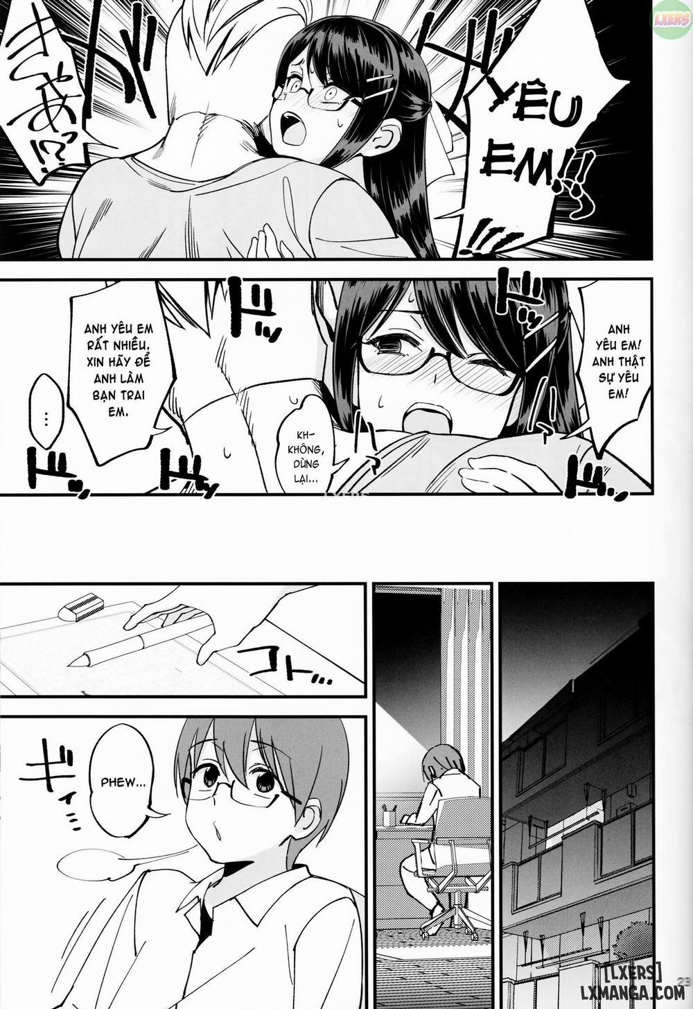 Boku ga Kataomoi Shiteita Bungaku Shoujo ga Keihaku na Oneshot trang 23