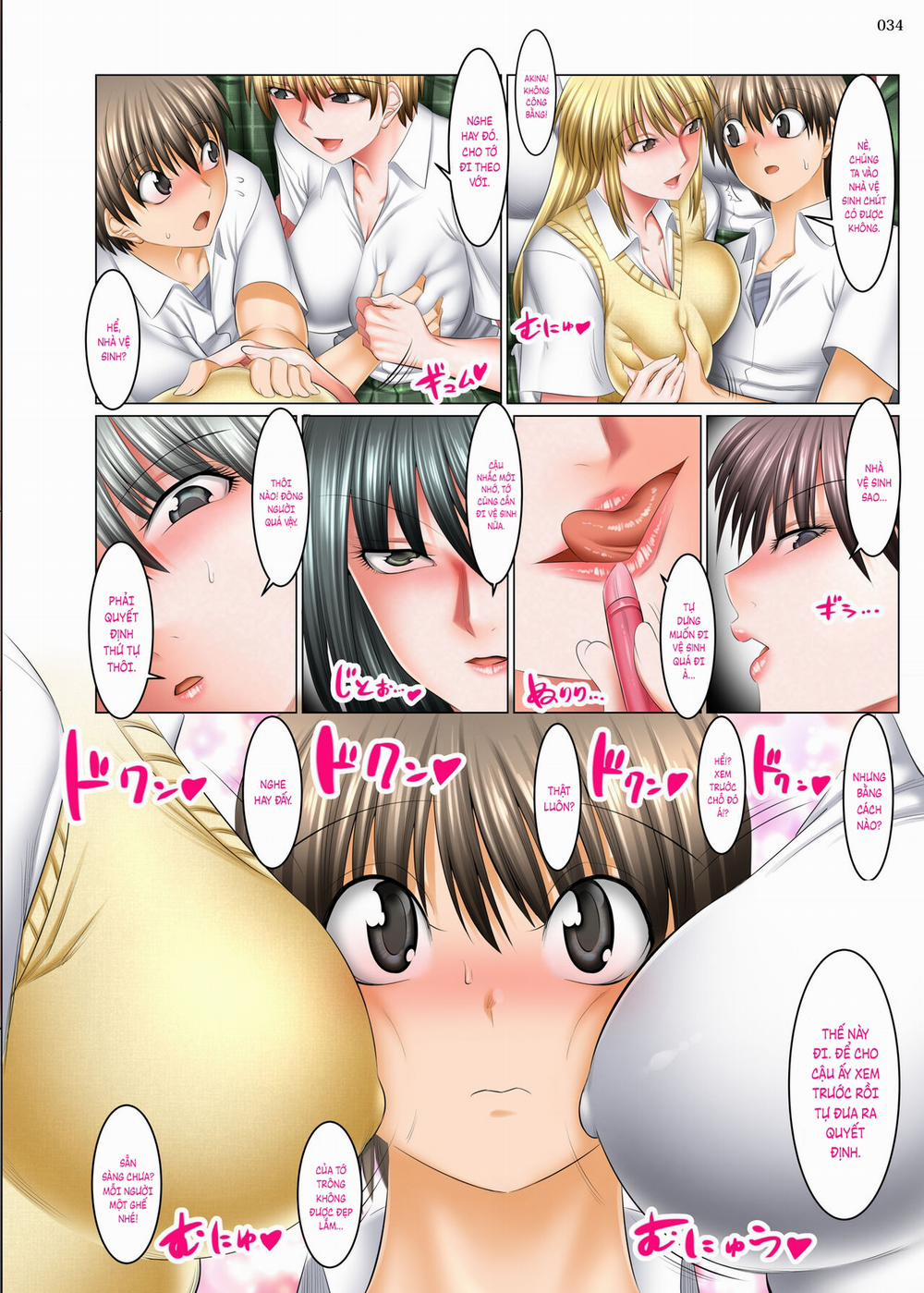 Boku Igai Inpo no Sekai 5 Harem Dousei Seikatsu Hen Oneshot nứng trang 36