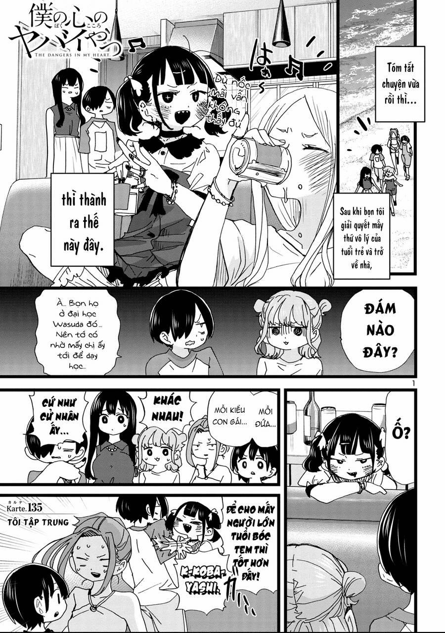 Boku No Kokoro Yabai Yatsu 135 trang 1